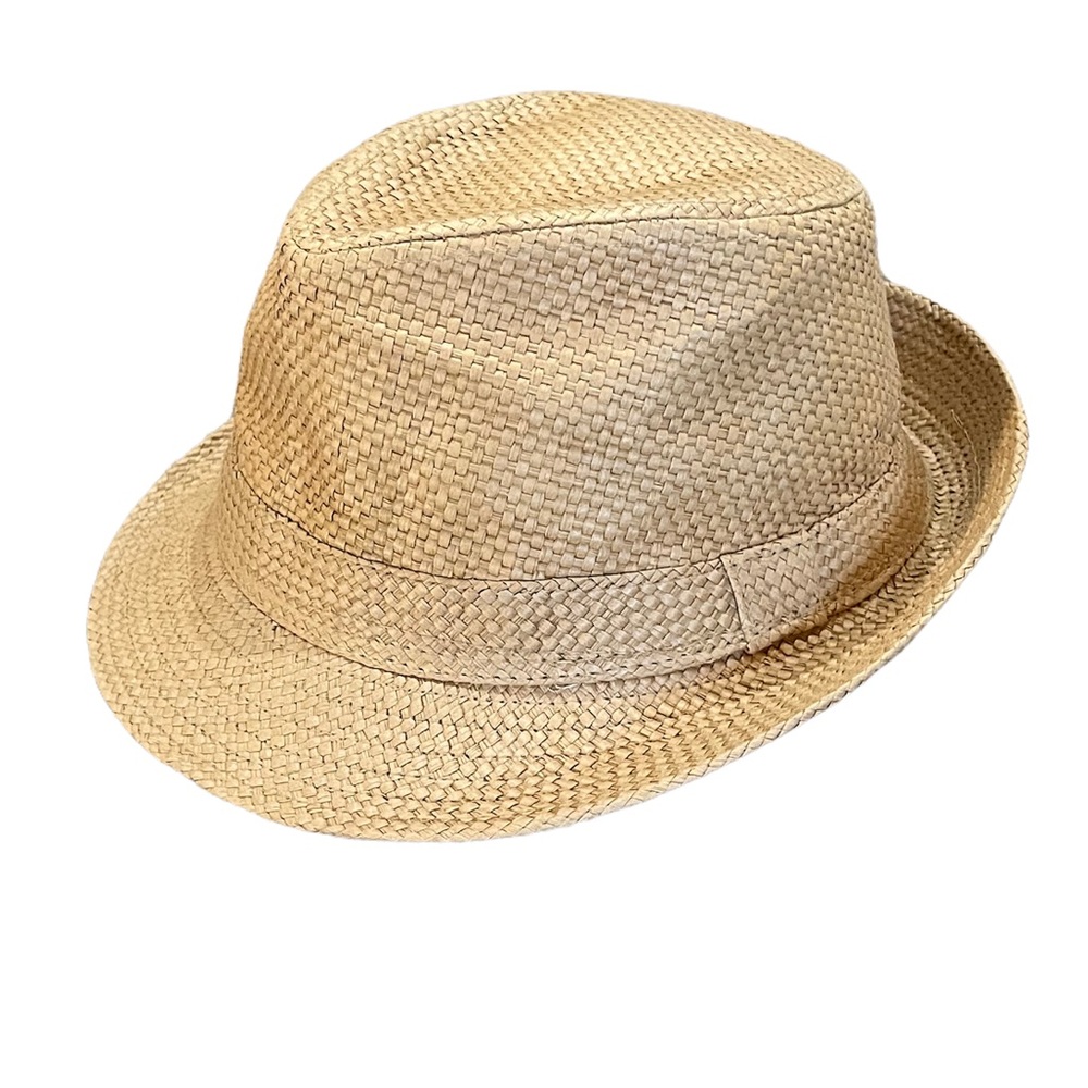 Caribbean Joe Woven Straw Fedora Hat